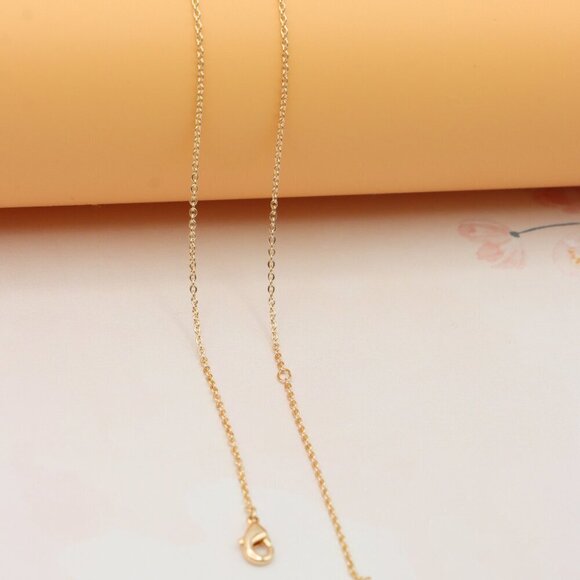 Minimal Spiral Pendant Rose Gold Necklace, XPNL0221 - Picture 13 of 13